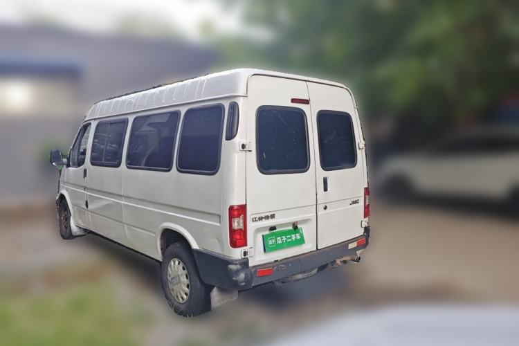 Used JMC Transit 2017 2.8T Commercial Version Long Wheelbase Mid-Roof 6/7/8-Seater JX493 Rear Left 45 Deg