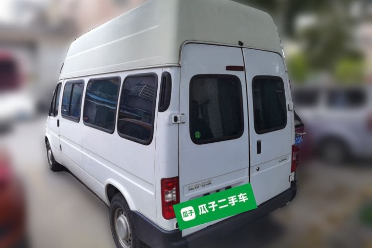 Used JMC Transit 2017 2.8T Commercial Version Long Wheelbase High-Roof 6/7/8-Seater JX493 Rear Left 45 Deg