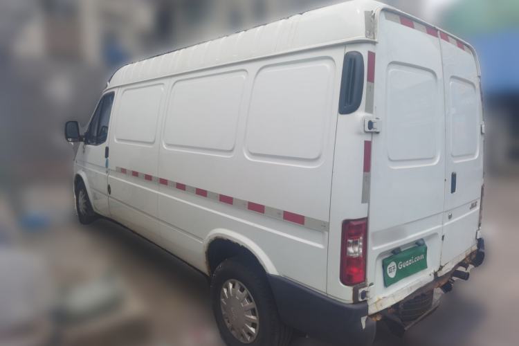 Used JMC Transit 2017 2.8T Commercial Version Long Wheelbase Mid-Roof 3-Seater JX493 Rear Left 45 Deg