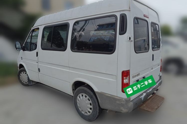 Used JMC Transit 2017 2.8T Commercial Version Short Wheelbase Mid-Roof 6/7/8-Seater JX493 Rear Left 45 Deg