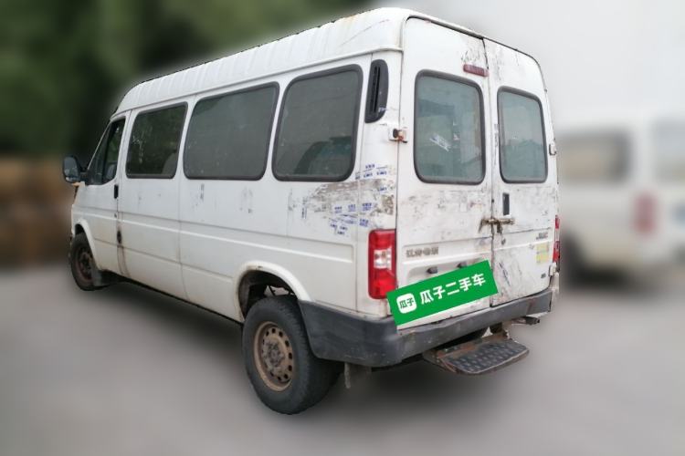 Used JMC Transit 2017 2.8T Commercial Version Long Wheelbase Mid-Roof 6/7/8-Seater JX493 Rear Left 45 Deg