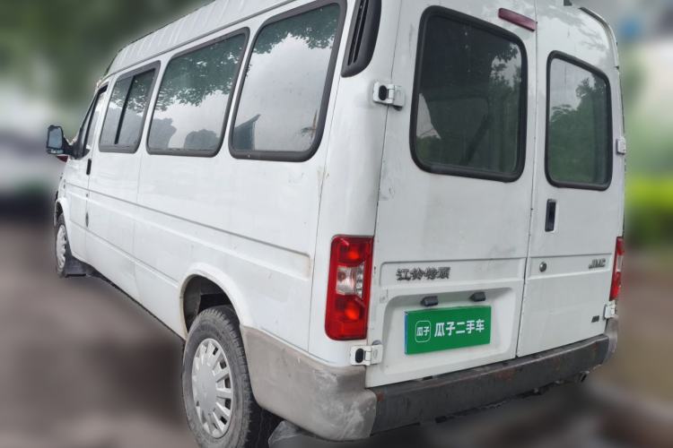 Used JMC Transit 2017 2.8T Commercial Version Long Wheelbase Mid-Roof 6/7/8-Seater JX493 Rear Left 45 Deg