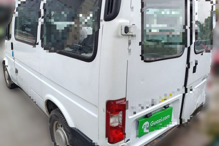 Used JMC Transit 2017 2.8T Commercial Version Short Wheelbase Mid-Roof 3-Seater JX493 Rear Left 45 Deg