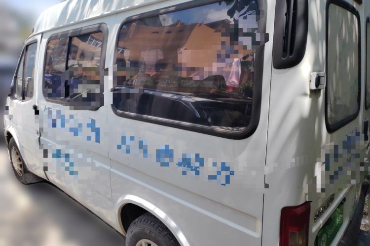 Used JMC Transit 2017 2.8T Commercial Version Short Wheelbase Mid-Roof 6/7/8-Seater JX493 Rear Left 45 Deg