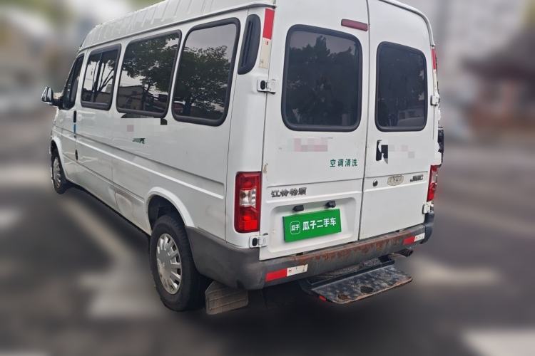 Used JMC Transit 2017 2.8T Commercial Version Long Wheelbase Mid-Roof 6/7/8-Seater JX493 Rear Left 45 Deg