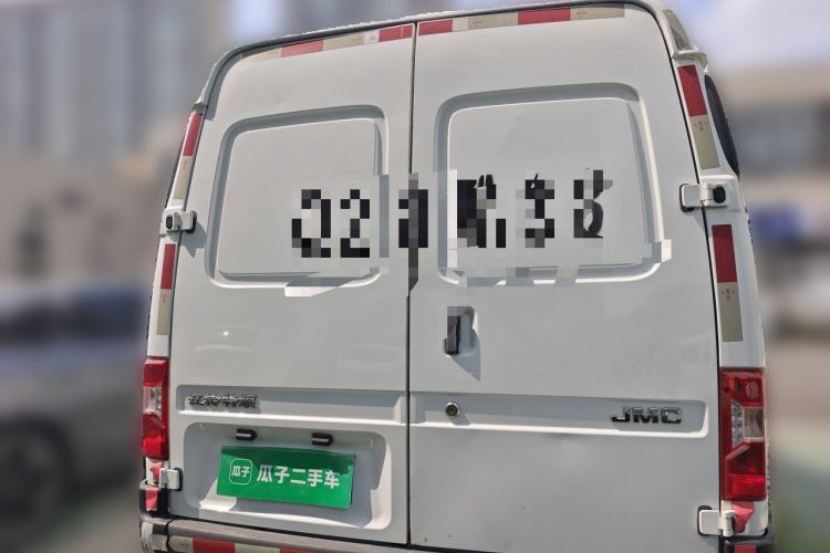 Used JMC Transit 2017 2.8T Commercial Version Short Wheelbase Mid-Roof 3-Seater JX493 Rear