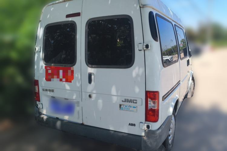 Used JMC Transit 2017 2.8T Commercial Version Short Wheelbase Mid-Roof 6/7/8-Seater JX493 Rear Right 45 Deg