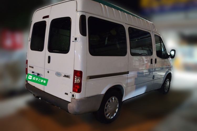 Used JMC Transit 2017 2.8T Commercial Version Short Wheelbase Mid-Roof 6/7/8-Seater JX493 Rear Right 45 Deg