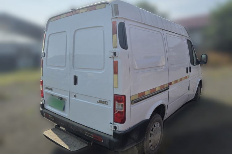 Used JMC Transit 2017 2.8T Commercial Version Short Wheelbase Mid-Roof 3-Seater JX493 Rear Right 45 Deg