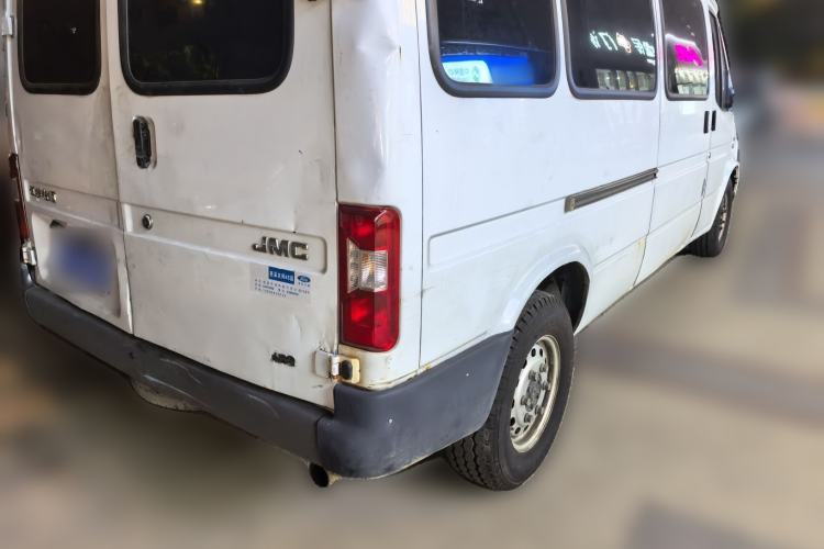 Used JMC Transit 2017 2.8T Commercial Version Long Wheelbase Mid-Roof 6/7/8-Seater JX493 Rear Right 45 Deg