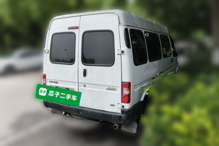 Used JMC Transit 2017 2.8T Commercial Version Long Wheelbase Mid-Roof 6/7/8-Seater JX493 Rear Right 45 Deg