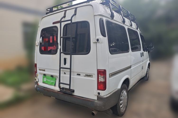 Used JMC Transit 2017 2.8T Commercial Version Short Wheelbase Mid-Roof 6/7/8-Seater JX493 Rear Right 45 Deg