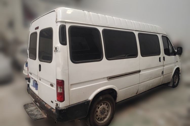 Used JMC Transit 2017 2.8T Commercial Version Long Wheelbase Mid-Roof 6/7/8-Seater JX493 Rear Right 45 Deg