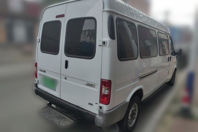 Used JMC Transit 2017 2.8T Commercial Version Long Wheelbase Mid-Roof 6/7/8-Seater JX493 Rear Right 45 Deg