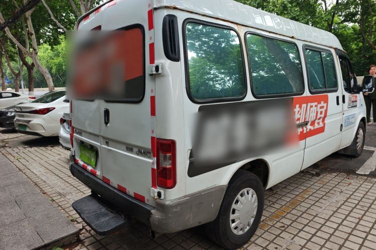 Used JMC Transit 2017 2.8T Commercial Version Long Wheelbase Mid-Roof 6/7/8-Seater JX493 Rear Right 45 Deg