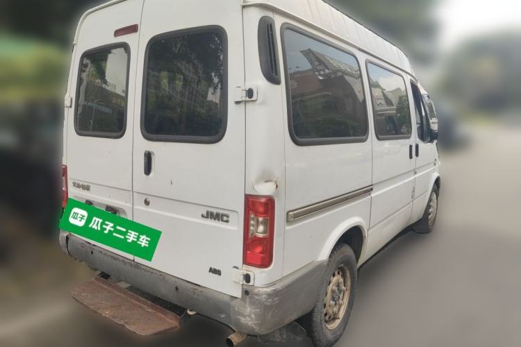 Used JMC Transit 2017 2.8T Commercial Version Short Wheelbase Mid-Roof 6/7/8-Seater JX493 Rear Right 45 Deg