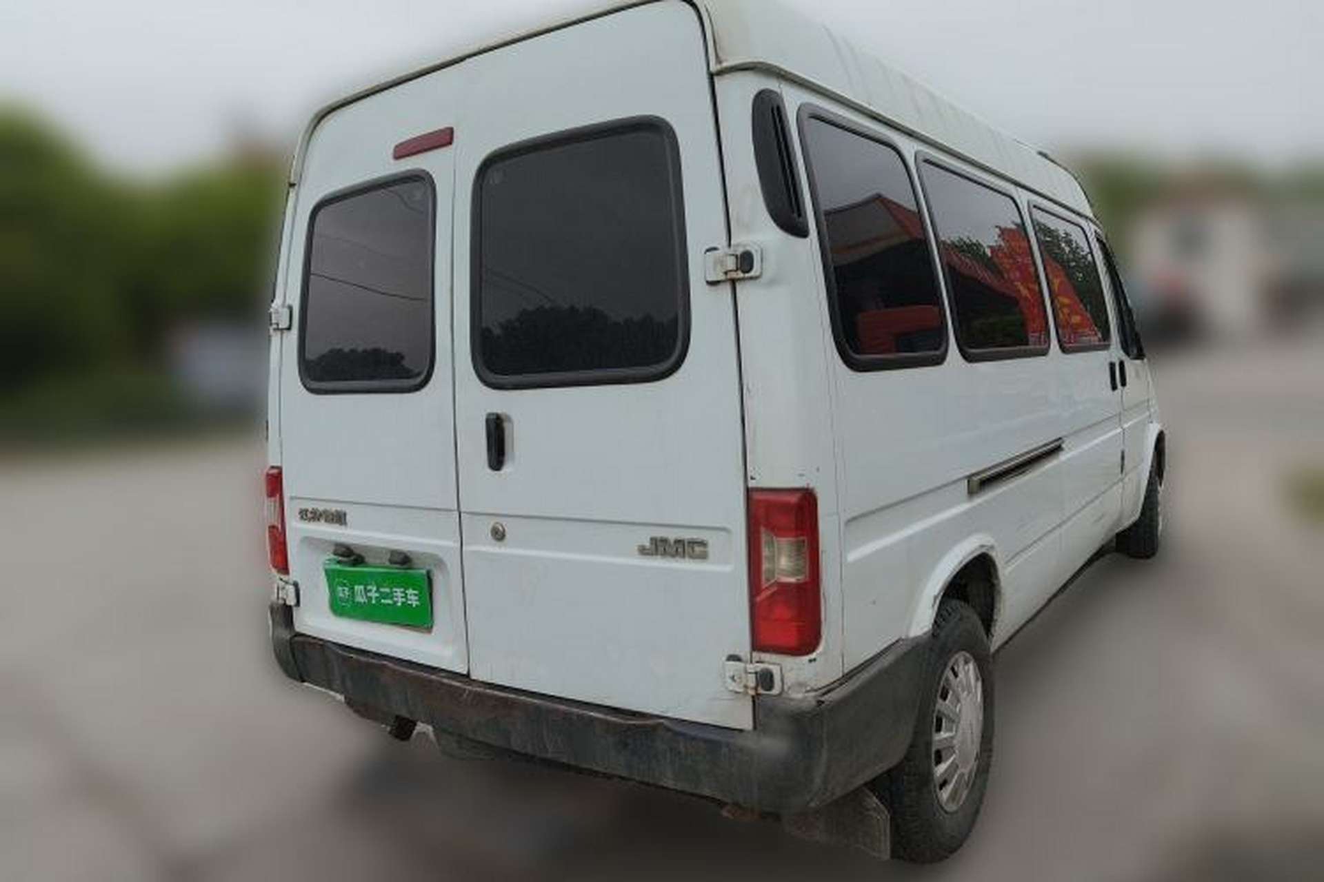 Used JMC Transit 2017 2.8T Commercial Version Long Wheelbase Mid-Roof 6/7/8-Seater JX493 Rear Right 45 Deg