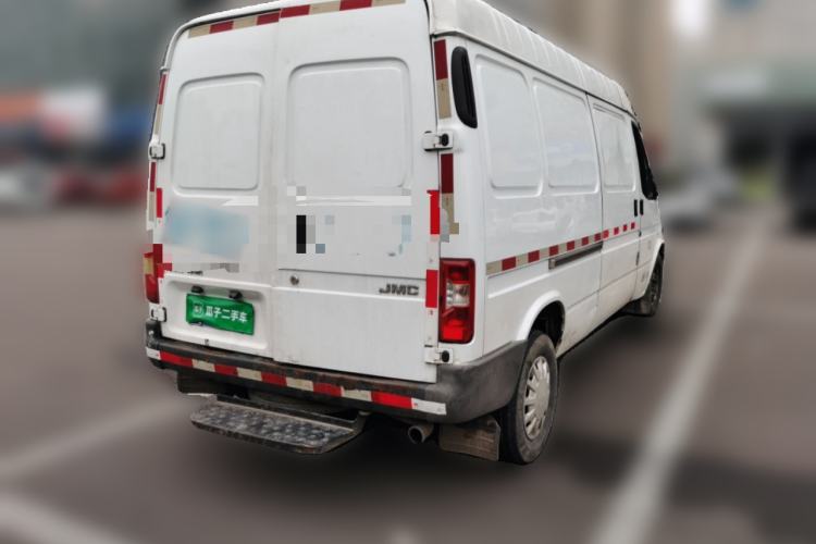 Used JMC Transit 2017 2.8T Commercial Version Long Wheelbase Mid-Roof 3-Seater JX493 Rear Right 45 Deg