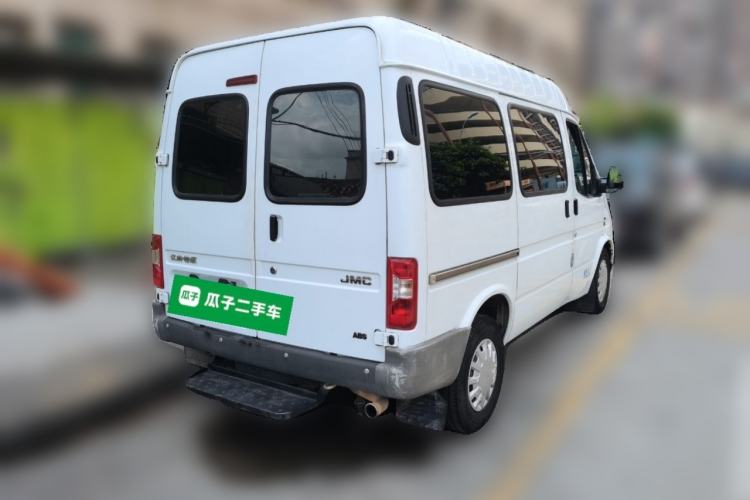 Used JMC Transit 2017 2.8T Commercial Version Short Wheelbase Mid-Roof 6/7/8-Seater JX493 Rear Right 45 Deg