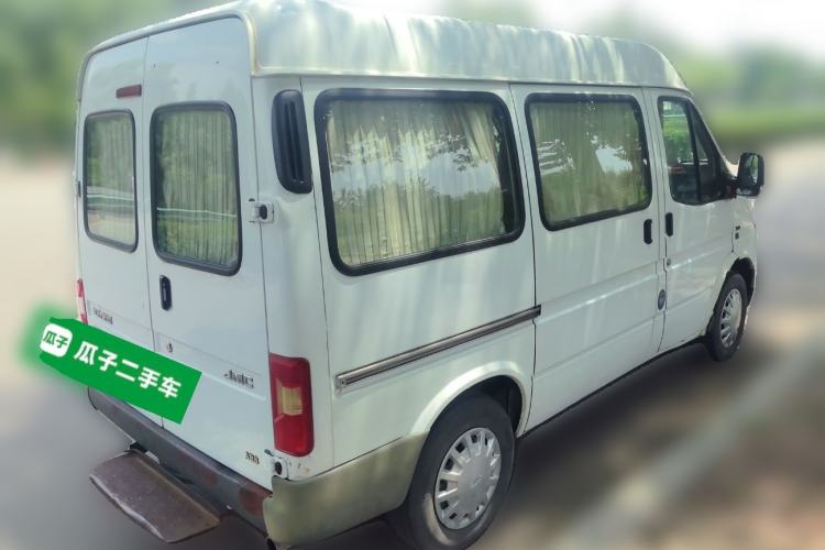Used JMC Transit 2017 2.8T Commercial Version Short Wheelbase Mid-Roof 6/7/8-Seater JX493 Rear Right 45 Deg