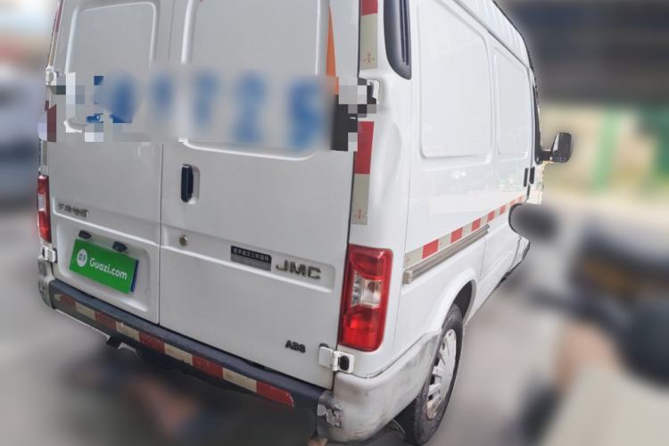 Used JMC Transit 2017 2.8T Commercial Version Short Wheelbase Mid-Roof 3-Seater JX493 Rear Right 45 Deg