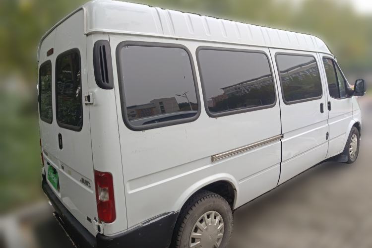 Used JMC Transit 2017 2.8T Commercial Version Long Wheelbase Mid-Roof 6/7/8-Seater JX493 Rear Right 45 Deg