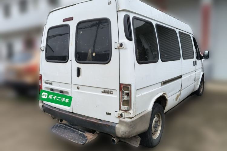 Used JMC Transit 2017 2.8T Commercial Version Long Wheelbase Mid-Roof 6/7/8-Seater JX493 Rear Right 45 Deg