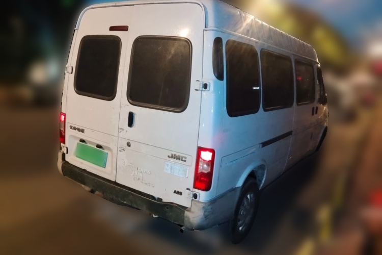 Used JMC Transit 2017 2.8T Commercial Version Long Wheelbase Mid-Roof 6/7/8-Seater JX493 Rear Right 45 Deg