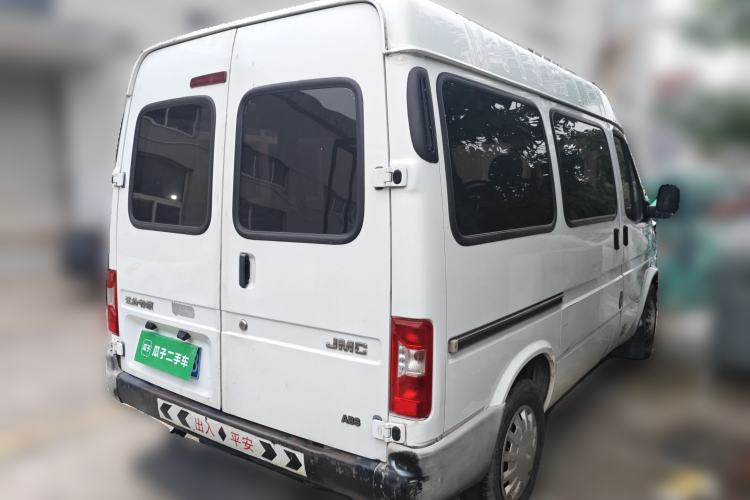 Used JMC Transit 2017 2.8T Commercial Version Short Wheelbase Mid-Roof 6/7/8-Seater JX493 Rear Right 45 Deg