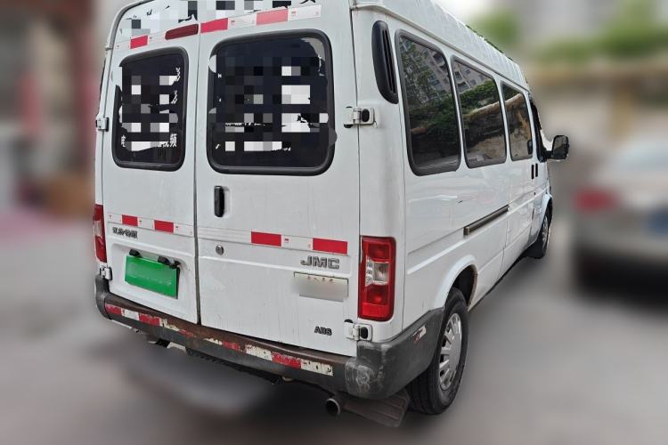 Used JMC Transit 2017 2.8T Commercial Version Long Wheelbase Mid-Roof 6/7/8-Seater JX493 Rear Right 45 Deg