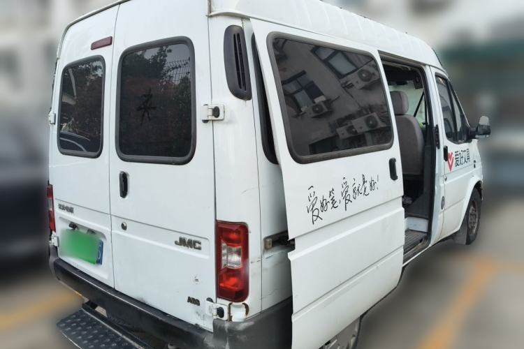 Used JMC Transit 2017 2.8T Commercial Version Short Wheelbase Mid-Roof 6/7/8-Seater JX493 Rear Right 45 Deg