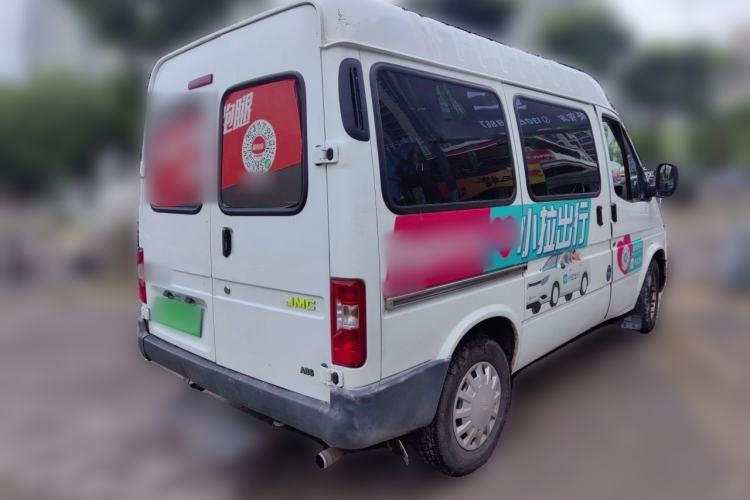 Used JMC Transit 2017 2.8T Commercial Version Long Wheelbase Mid-Roof 6/7/8-Seater JX493 Rear Right 45 Deg