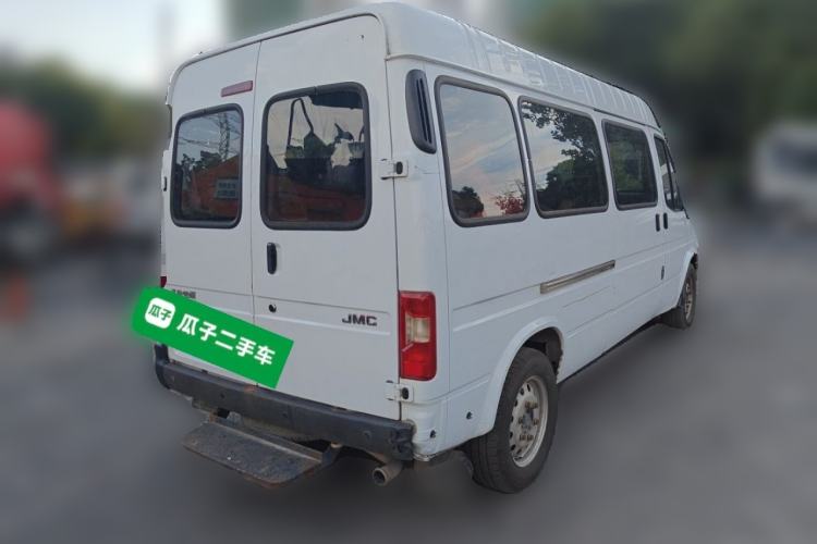 Used JMC Transit 2017 2.8T Commercial Version Long Wheelbase Mid-Roof 6/7/8-Seater JX493 Rear Right 45 Deg