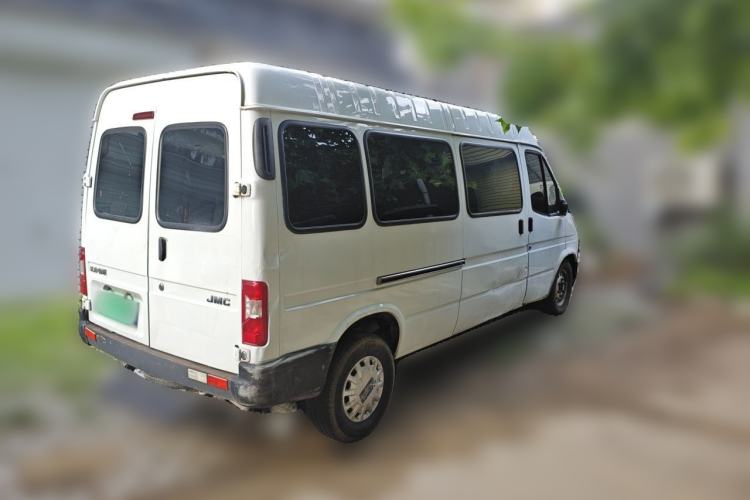 Used JMC Transit 2017 2.8T Commercial Version Long Wheelbase Mid-Roof 6/7/8-Seater JX493 Rear Right 45 Deg