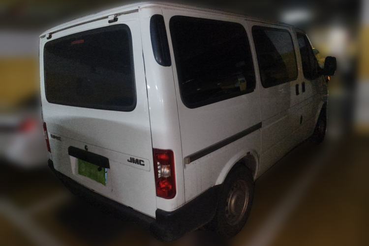Used JMC Transit 2017 2.8T Commercial Version Short Wheelbase Low-Roof 6/7/8-Seater JX493 Rear Right 45 Deg