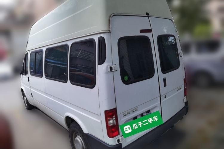 Used JMC Transit 2017 2.8T Commercial Version Long Wheelbase High-Roof 6/7/8-Seater JX493 Rear Right 45 Deg