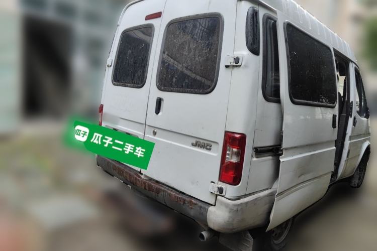 Used JMC Transit 2017 2.8T Commercial Version Short Wheelbase Mid-Roof 6/7/8-Seater JX493 Rear Right 45 Deg
