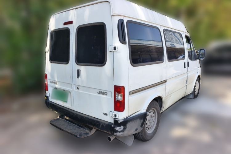 Used JMC Transit 2017 2.8T Commercial Version Short Wheelbase Mid-Roof 6/7/8-Seater JX493 Rear Right 45 Deg