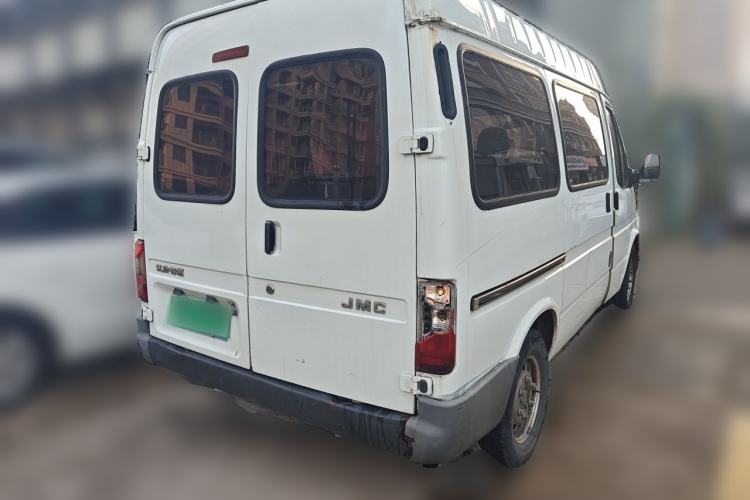 Used JMC Transit 2017 2.8T Commercial Version Short Wheelbase Mid-Roof 6/7/8-Seater JX493 Rear Right 45 Deg