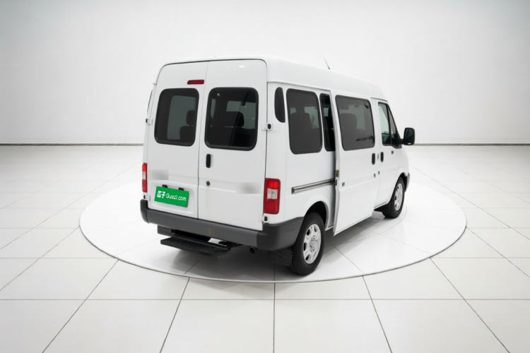 Used JMC Transit 2017 2.8T Commercial Version Long Wheelbase Mid-Roof 6/7/8-Seater JX493 Rear Right 45 Deg