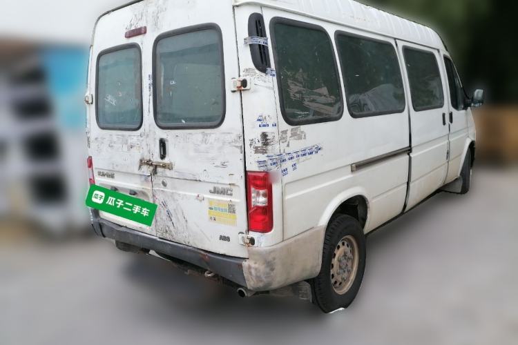 Used JMC Transit 2017 2.8T Commercial Version Long Wheelbase Mid-Roof 6/7/8-Seater JX493 Rear Right 45 Deg