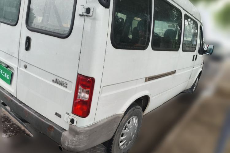 Used JMC Transit 2017 2.8T Commercial Version Long Wheelbase Mid-Roof 6/7/8-Seater JX493 Rear Right 45 Deg