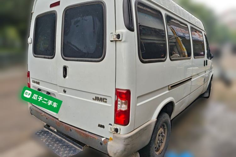Used JMC Transit 2017 2.8T Commercial Version Long Wheelbase Mid-Roof 6/7/8-Seater JX493 Rear Right 45 Deg