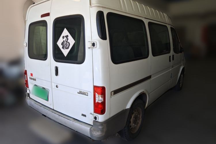 Used JMC Transit 2017 2.8T Commercial Version Short Wheelbase Mid-Roof 6/7/8-Seater JX493 Rear Right 45 Deg