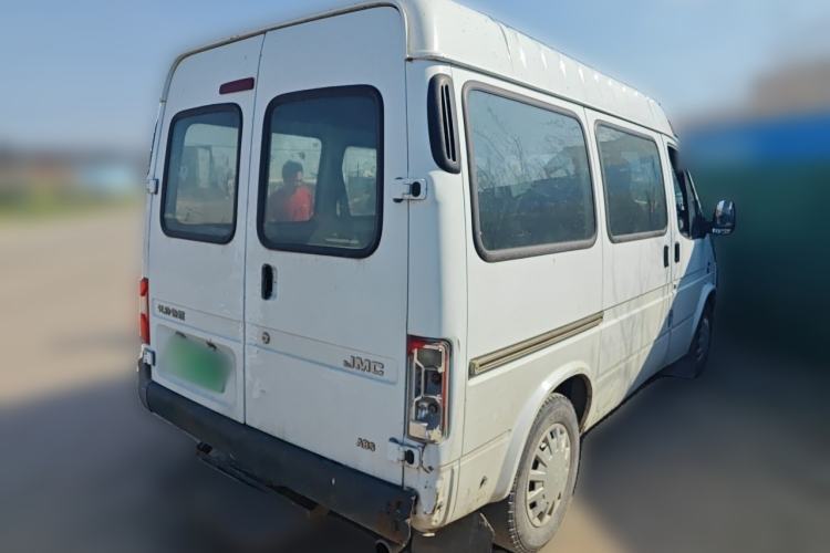 Used JMC Transit 2017 2.8T Commercial Version Short Wheelbase Mid-Roof 6/7/8-Seater JX493 Rear Right 45 Deg