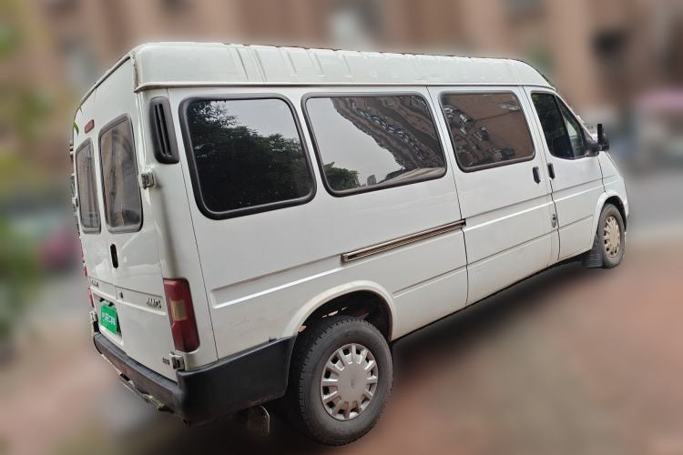 Used JMC Transit 2017 2.8T Commercial Version Long Wheelbase Mid-Roof 6/7/8-Seater JX493 Rear Right 45 Deg