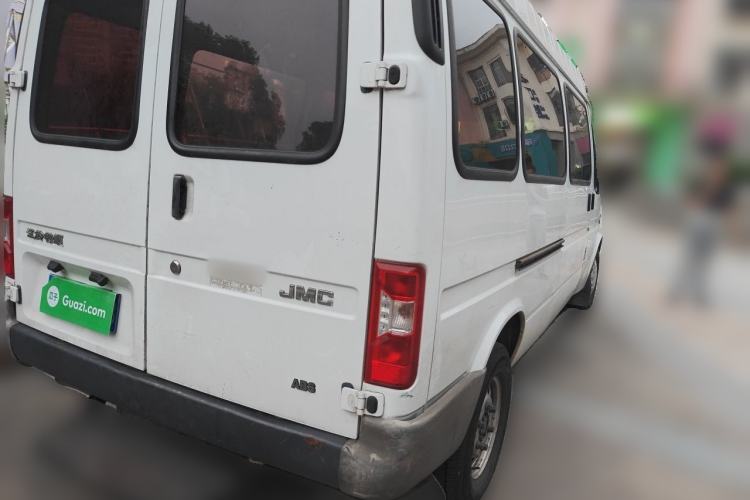 Used JMC Transit 2017 2.8T Commercial Version Long Wheelbase Mid-Roof 6/7/8-Seater JX493 Rear Right 45 Deg