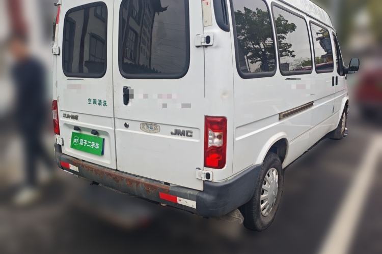 Used JMC Transit 2017 2.8T Commercial Version Long Wheelbase Mid-Roof 6/7/8-Seater JX493 Rear Right 45 Deg