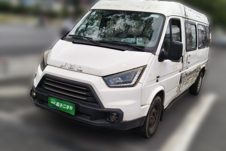 JMC Transit 2017 2.8T Commercial Version Long Wheelbase Mid-Roof 6/7/8-Seater JX493 usado Guazi used car, China used car export, Used car for sale, Used cars, Cheapest cars for sale
