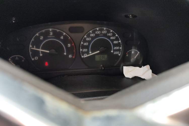 Used JMC Transit  Odometer Close Up